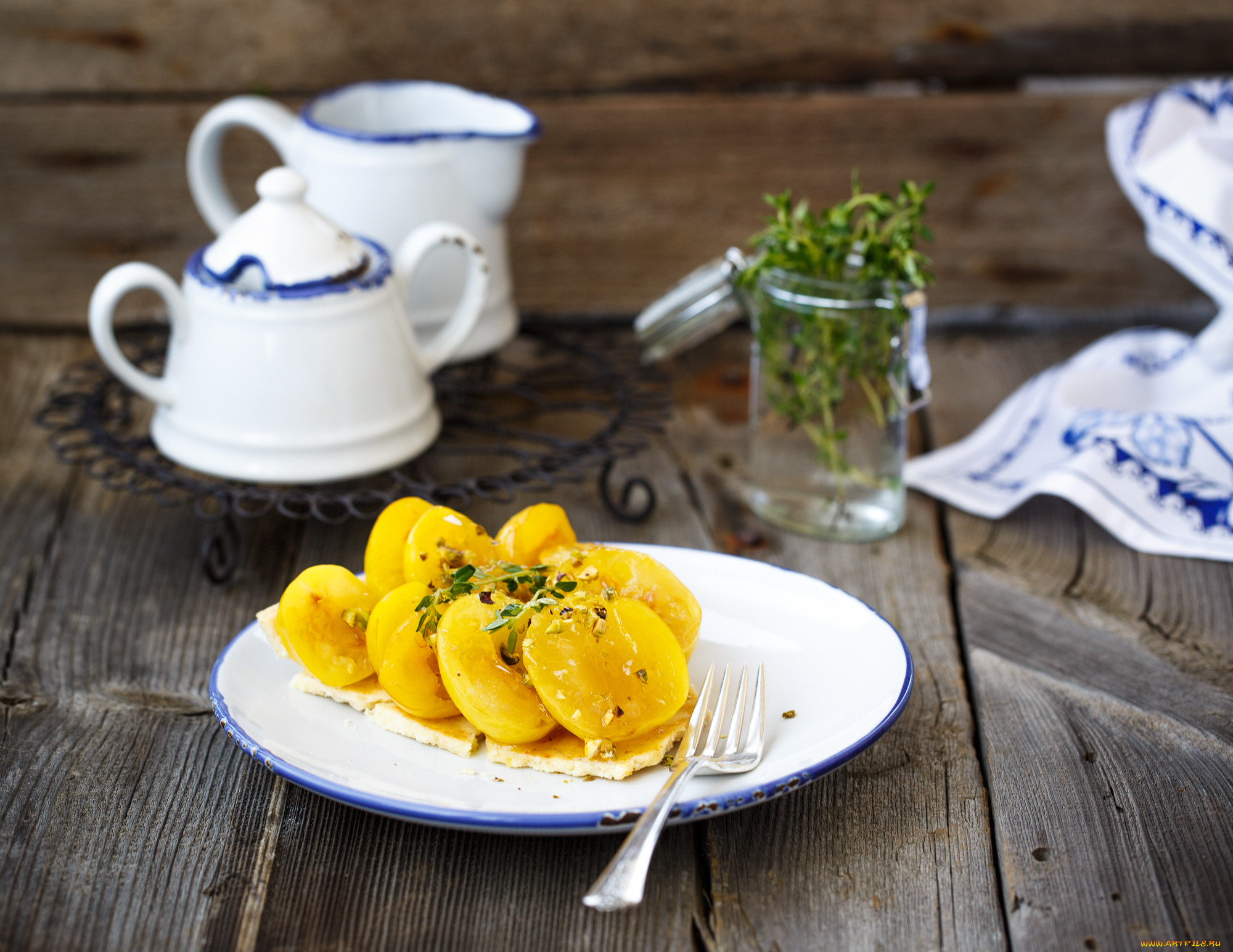 apricot, tart, , , 